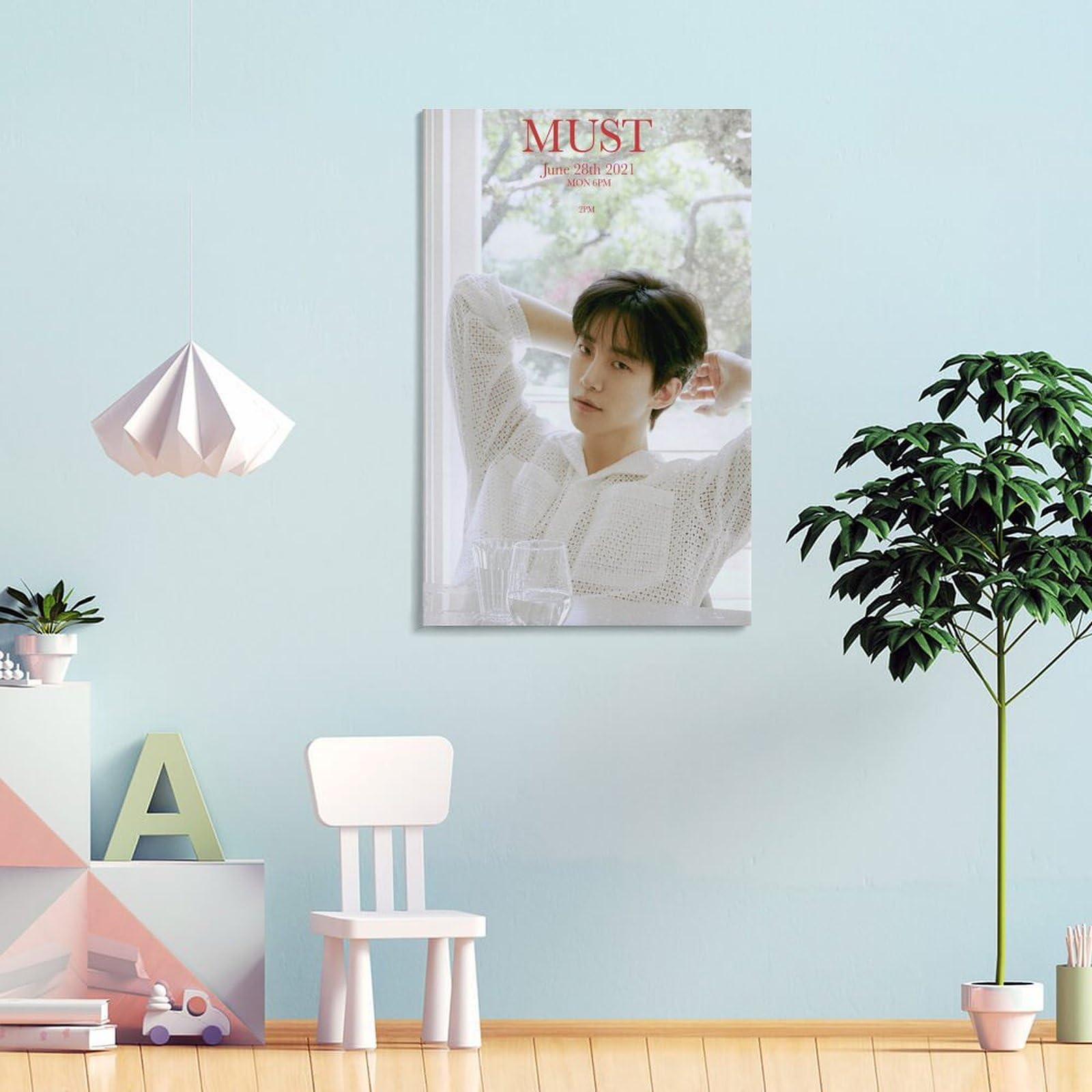 Amazon｜JunHo ジュノ 2PM トゥーピーエム MUST Bandキャンバス